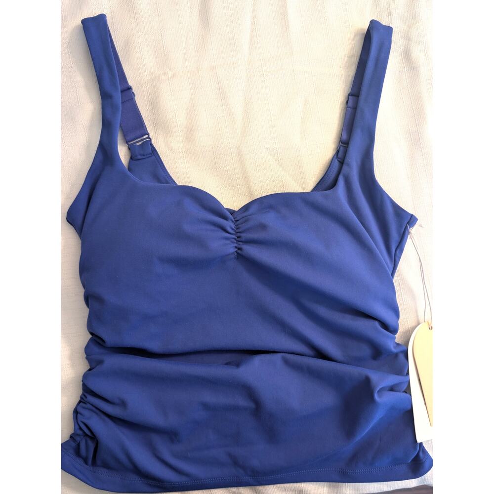 Logilates Blue Ruched Top - Picture 12 of 15